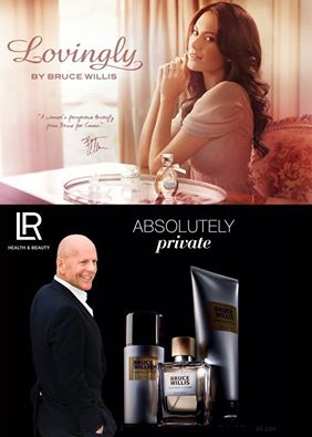 LR Bruce Willis Emma Hemming Parfumu