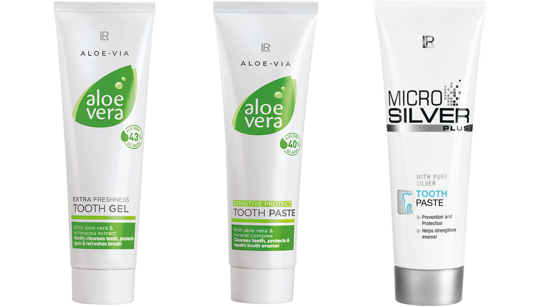 LR Aloe Vera ve Microsilver dis macunlari