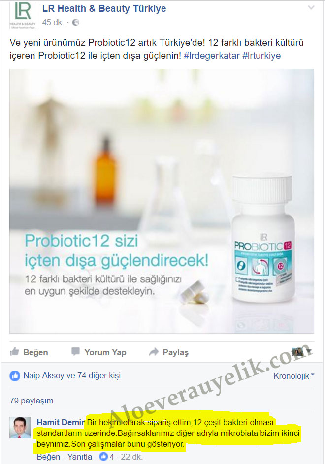 LR Probiotic12 Kullananlar