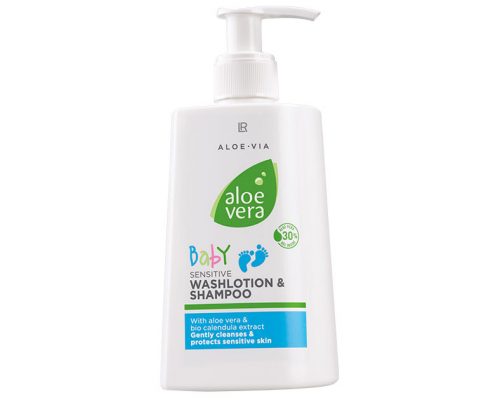 LR Aloe Vera Baby Hassas Yıkama Losyonu ve Şampuanı 200ml