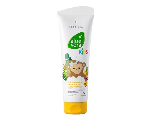 LR Aloe Vera Kids Çocuklar için 3'ü 1 Arada Saç ve Vücut Şampuanı 250ml
